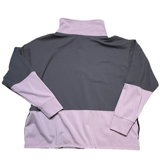 ATHLETA HERMOSA MOCK NECK SWEATSHIRT Purple Gray Size Medium - Picture 4 of 11
